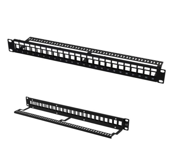 پچ پنل شبکه 24 پورت یونیورسال | universal 24p patch panel - Image 4